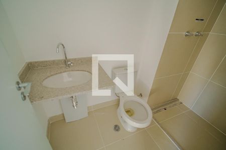 Banheiro de kitnet/studio à venda com 1 quarto, 22m² em Butantã, São Paulo