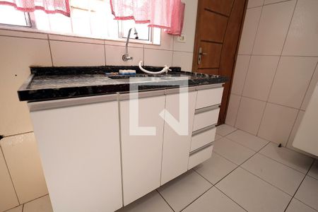Cozinha de casa para alugar com 1 quarto, 50m² em Jardim Milena, Santo André