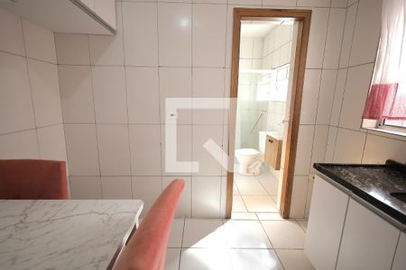 Cozinha de casa para alugar com 1 quarto, 50m² em Jardim Milena, Santo André