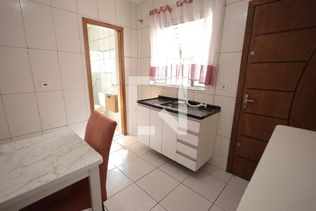 Cozinha de casa para alugar com 1 quarto, 50m² em Jardim Milena, Santo André
