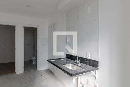 Cozinha e Área de Serviço de kitnet/studio à venda com 2 quartos, 39m² em Vila Olímpia, São Paulo