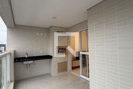 Varanda da Sala de apartamento para alugar com 2 quartos, 87m² em Gonzaga, Santos