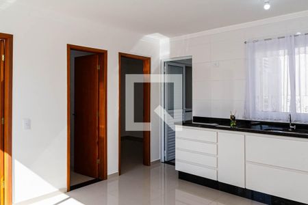 Sala/Cozinha de casa de condomínio para alugar com 2 quartos, 43m² em Chácara Mafalda, São Paulo