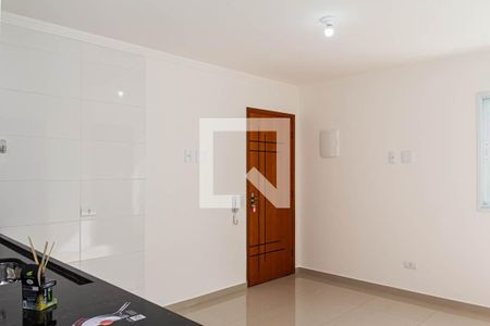 Sala/Cozinha de casa de condomínio para alugar com 2 quartos, 43m² em Chácara Mafalda, São Paulo