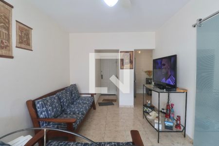 Sala de apartamento para alugar com 2 quartos, 62m² em Jardim Tres Marias, Guarujá