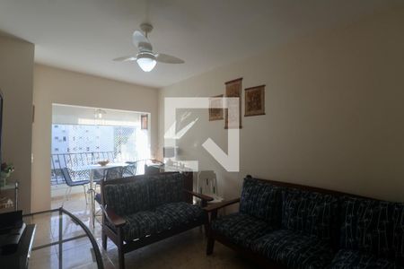 Sala de apartamento para alugar com 2 quartos, 62m² em Jardim Tres Marias, Guarujá