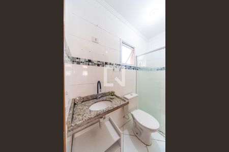 Banheiro de apartamento à venda com 2 quartos, 80m² em Vila Guarani, Santo André