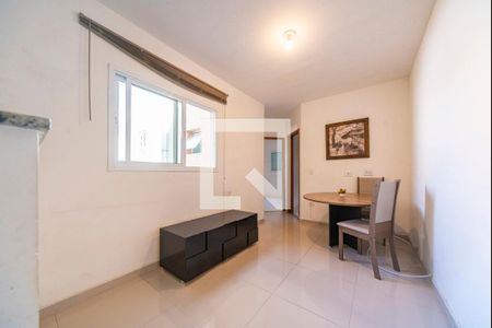 Sala de apartamento à venda com 2 quartos, 80m² em Vila Guarani, Santo André