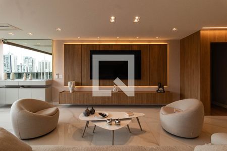 Sala de apartamento à venda com 3 quartos, 162m² em Perdizes, São Paulo