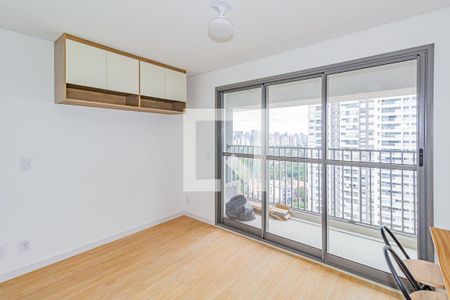 Sala/Quarto de kitnet/studio para alugar com 1 quarto, 24m² em Santo Amaro, São Paulo