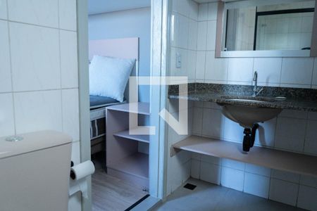 Banheiro de apartamento para alugar com 1 quarto, 38m² em Higienópolis, Piracicaba