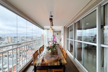 Sacada  de apartamento à venda com 3 quartos, 155m² em Nova Petrópolis, São Bernardo do Campo