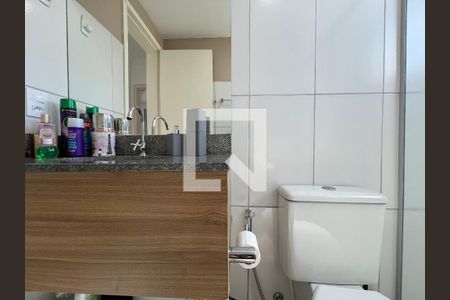 Banheiro Social de apartamento à venda com 2 quartos, 55m² em Castelo, Belo Horizonte