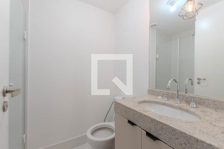 Banheiro de kitnet/studio à venda com 1 quarto, 26m² em Consolação, São Paulo