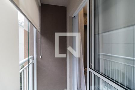 Varanda da Sala de apartamento à venda com 2 quartos, 40m² em Vila Água Funda, São Paulo