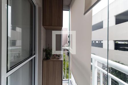 Varanda da Sala de apartamento à venda com 2 quartos, 40m² em Vila Água Funda, São Paulo