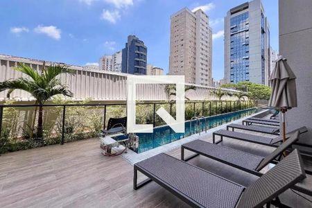Área externa de kitnet/studio à venda com 1 quarto, 26m² em Moema, São Paulo
