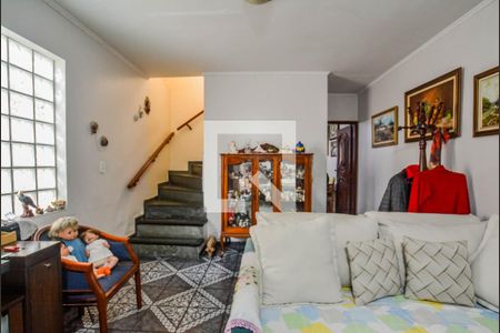 Sala de casa à venda com 3 quartos, 253m² em Vila Scarpelli, Santo André