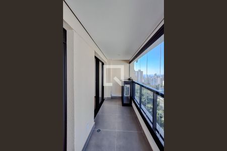 Varanda da Sala de apartamento para alugar com 1 quarto, 43m² em Vila Mariana, São Paulo