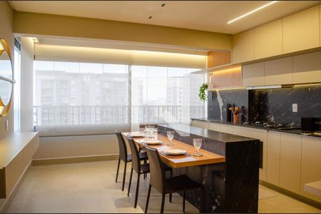 Sala de Jantar de apartamento para alugar com 2 quartos, 75m² em Setor Pedro Ludovico, Goiânia