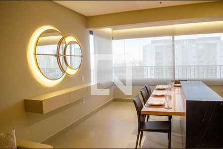 Sala de Jantar de apartamento para alugar com 2 quartos, 75m² em Setor Pedro Ludovico, Goiânia