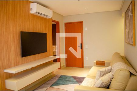 Sala de apartamento para alugar com 2 quartos, 75m² em Setor Pedro Ludovico, Goiânia