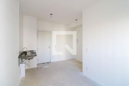 Sala / Cozinha de apartamento à venda com 1 quarto, 34m² em Jardim Santo Amaro, São Paulo