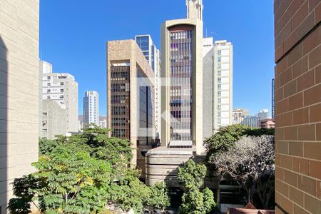 Vista da Suite de apartamento à venda com 2 quartos, 88m² em Funcionários, Belo Horizonte