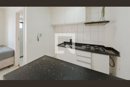Sala/Cozinha de kitnet/studio para alugar com 1 quarto, 26m² em Vila Ré, São Paulo