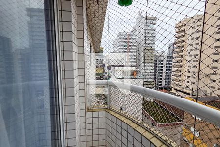Varanda da Sala de apartamento para alugar com 1 quarto, 50m² em Guilhermina, Praia Grande