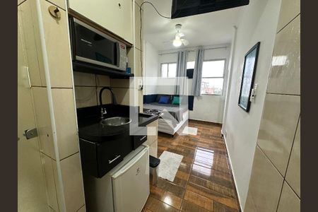 Kitnet de apartamento para alugar com 1 quarto, 15m² em Itararé, São Vicente