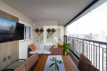 Varanda gourmet de apartamento à venda com 3 quartos, 120m² em Vila Prudente, São Paulo