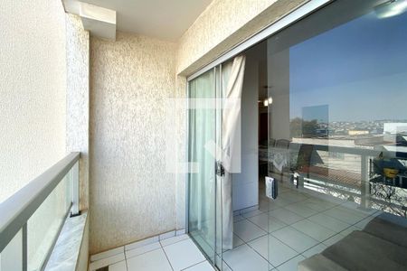 Varanda da Sala de apartamento à venda com 3 quartos, 84m² em Manacás, Belo Horizonte