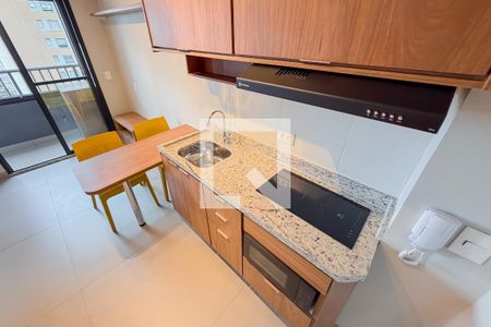 Cozinha de kitnet/studio para alugar com 1 quarto, 27m² em Ipiranga, São Paulo