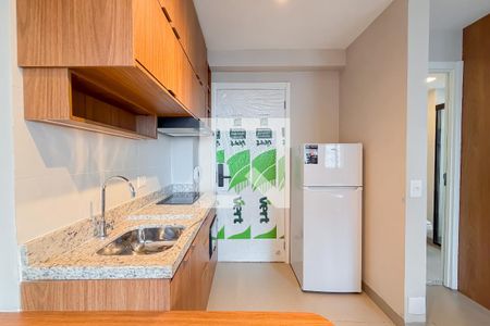 Cozinha de kitnet/studio para alugar com 1 quarto, 27m² em Ipiranga, São Paulo