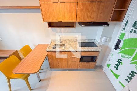 Cozinha de kitnet/studio para alugar com 1 quarto, 27m² em Ipiranga, São Paulo