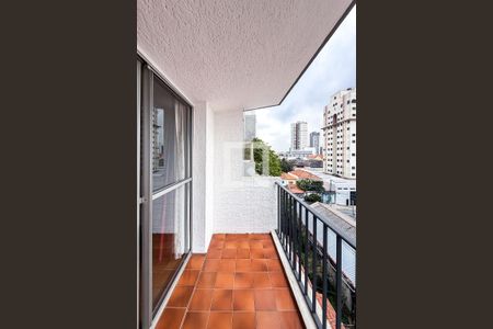 Varanda da Sala de apartamento para alugar com 2 quartos, 57m² em Vila Bertioga, São Paulo