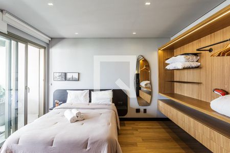Studio de kitnet/studio para alugar com 1 quarto, 32m² em Indianópolis, São Paulo