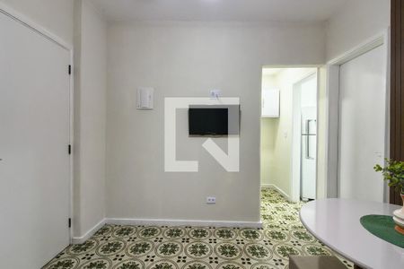 Sala de apartamento para alugar com 1 quarto, 45m² em Nova Mirim, Praia Grande