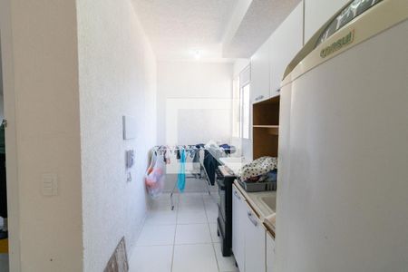 Cozinha de apartamento para alugar com 2 quartos, 42m² em Campo Novo, Porto Alegre