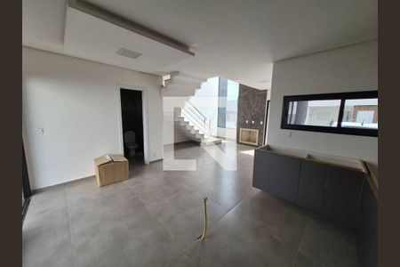 Sala de casa de condomínio para alugar com 3 quartos, 130m² em Vale Ville, Gravataí