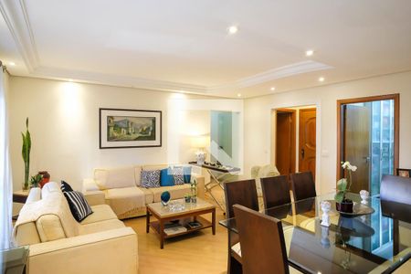 Sala de apartamento para alugar com 3 quartos, 160m² em Osvaldo Cruz, São Caetano do Sul