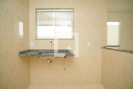 Cozinha de casa para alugar com 1 quarto, 45m² em Jardim Atlântico Leste, Maricá
