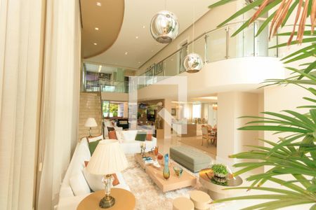 Sala de casa de condomínio para alugar com 5 quartos, 580m² em Alphaville Ii, Salvador