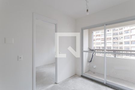 Sala/Cozinha de apartamento à venda com 1 quarto, 25m² em Vila Nova Conceição, São Paulo