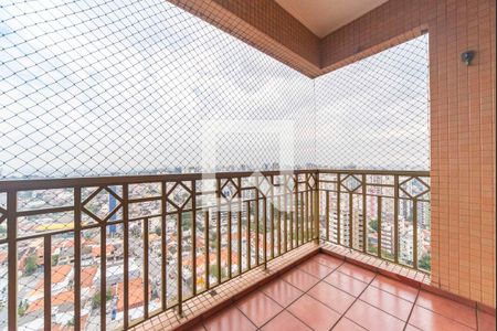 Varanda da Sala de apartamento para alugar com 3 quartos, 100m² em Vila Bastos, Santo André