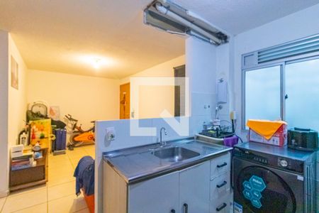 Cozinha e Área de Serviço de apartamento para alugar com 2 quartos, 50m² em Estância Velha, Canoas