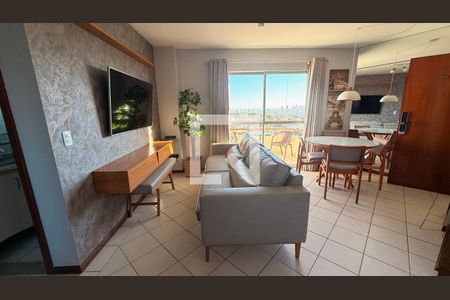 Sala de apartamento para alugar com 3 quartos, 79m² em Setor Pedro Ludovico, Goiânia