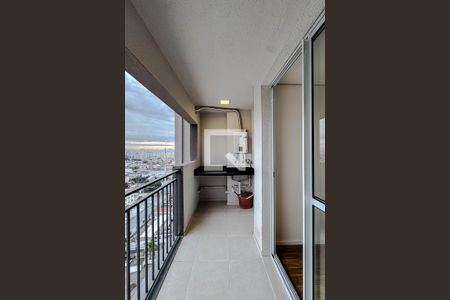 Varanda da Sala de apartamento para alugar com 2 quartos, 45m² em Belenzinho, São Paulo