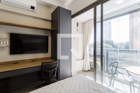 Studio de kitnet/studio para alugar com 1 quarto, 27m² em Indianópolis, São Paulo